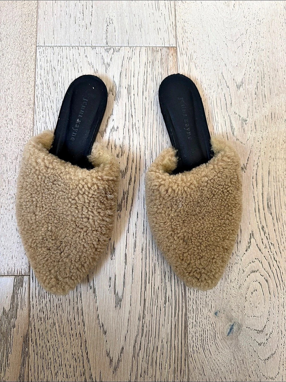 Jenni Kayne Shearling Mule Natural Mules